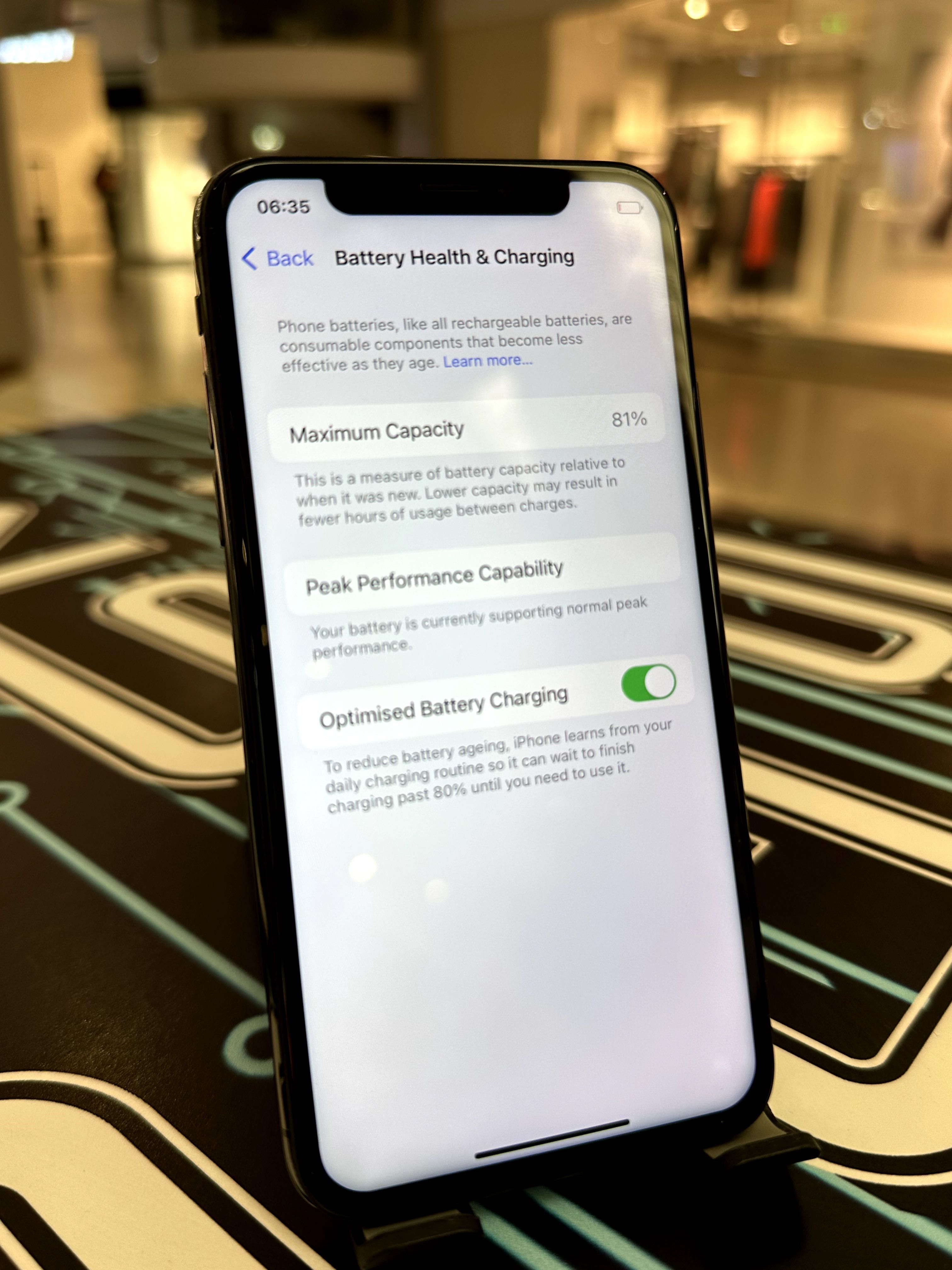 iPhone XS - 256GB - Negru - 81% baterie