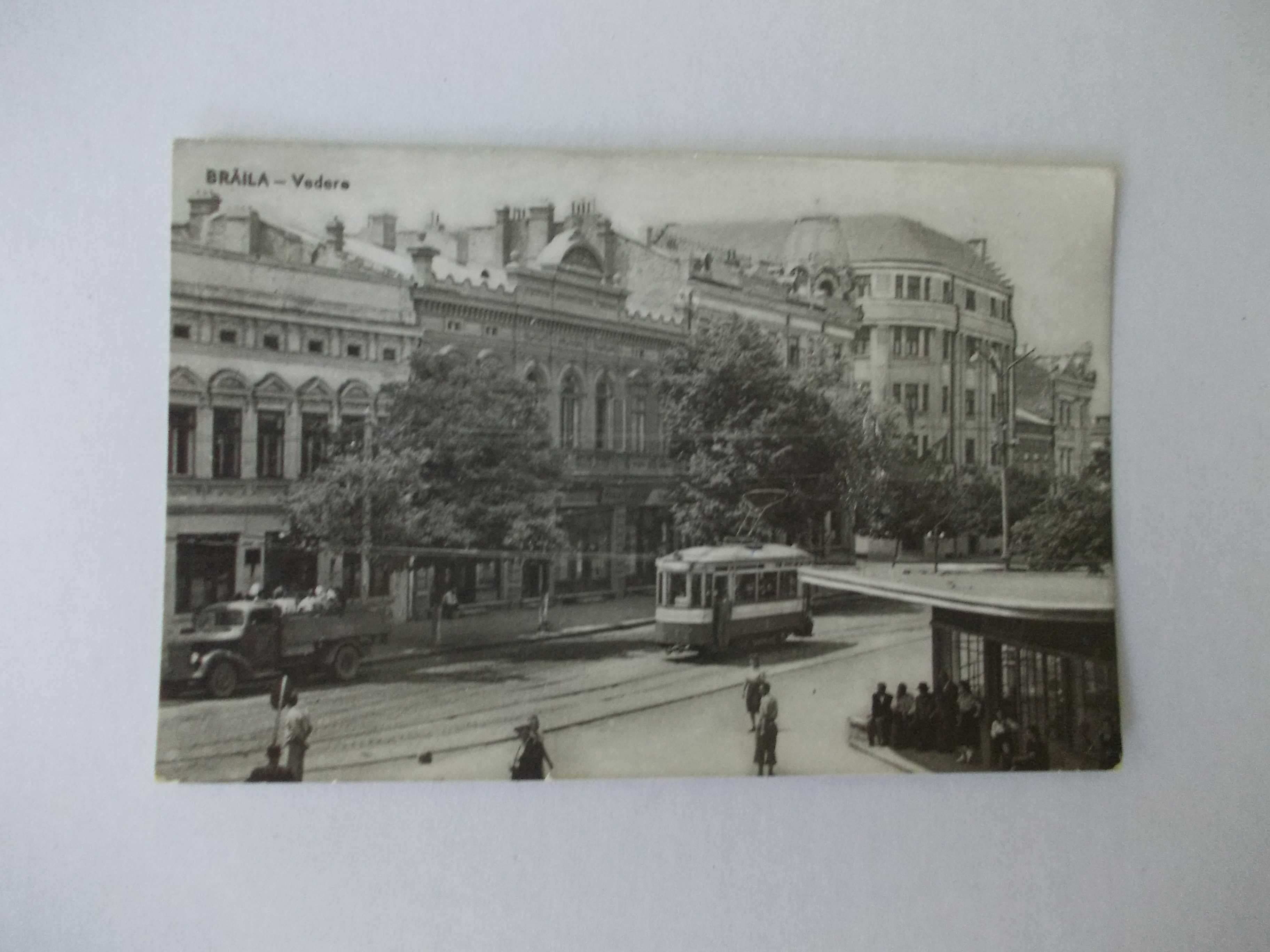 Carte postala Braila tramvai