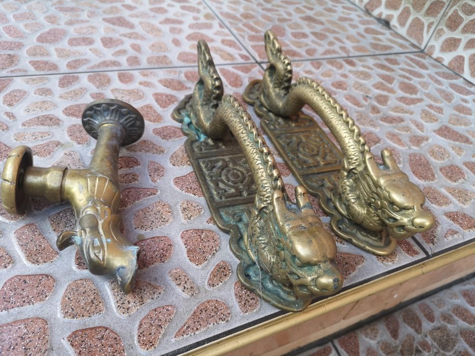 Китайски Дракони от Броиз Дръжки  за Врати И Кран за Вода