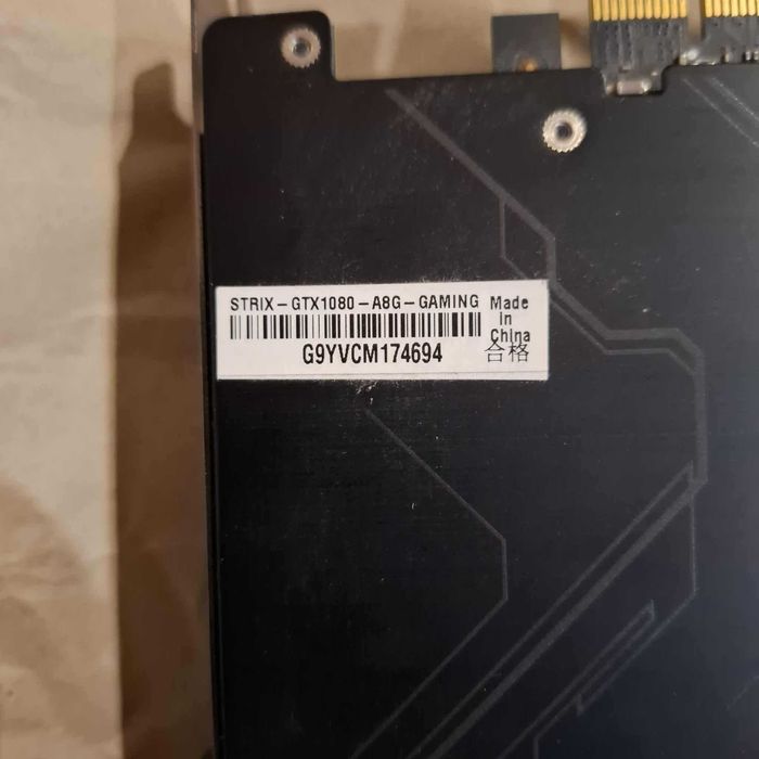 Placa video Nvidia GTX 1080 Republic of gamers