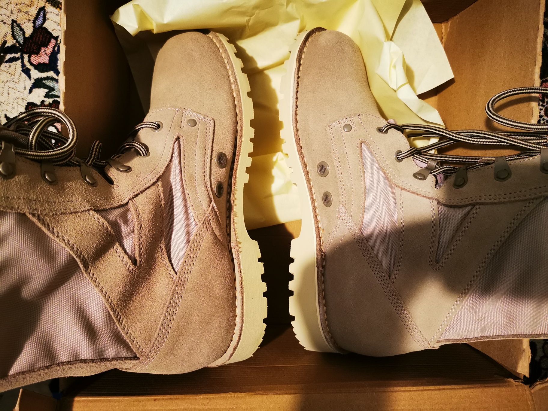 Bocanci vara militar combat piele intoarsa 41.
