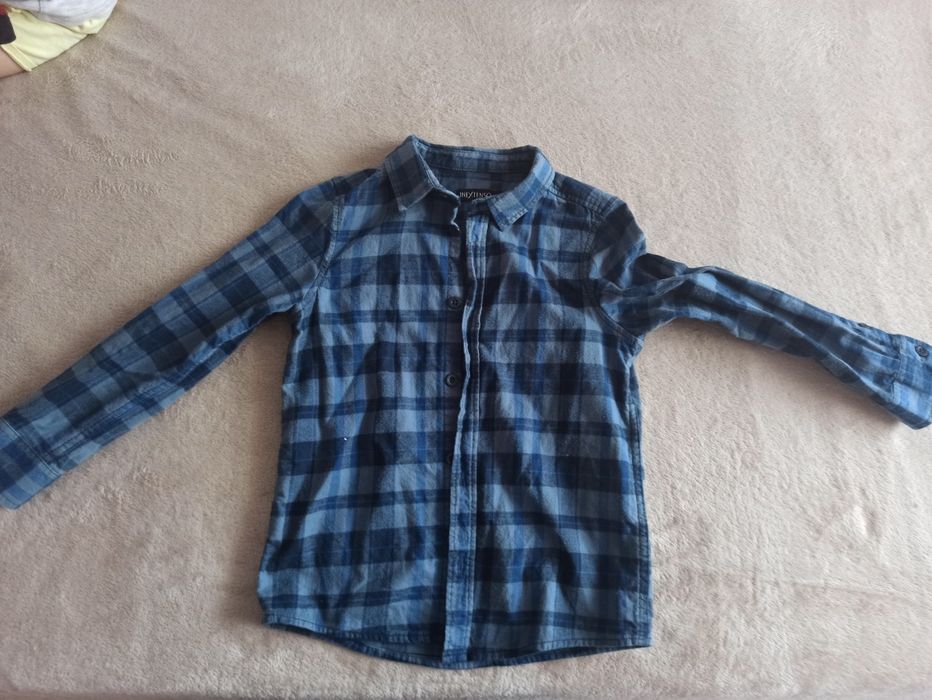 Cămașă bumbac, băiat 6 ani, 112-119 cm