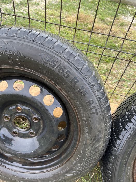 Set jante si cauciucuri vara  set preluat de pe golf, passat gama vag.