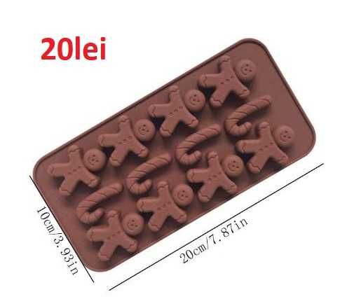 Matrite din Silicon pentru Craciun part 2 – wax melts