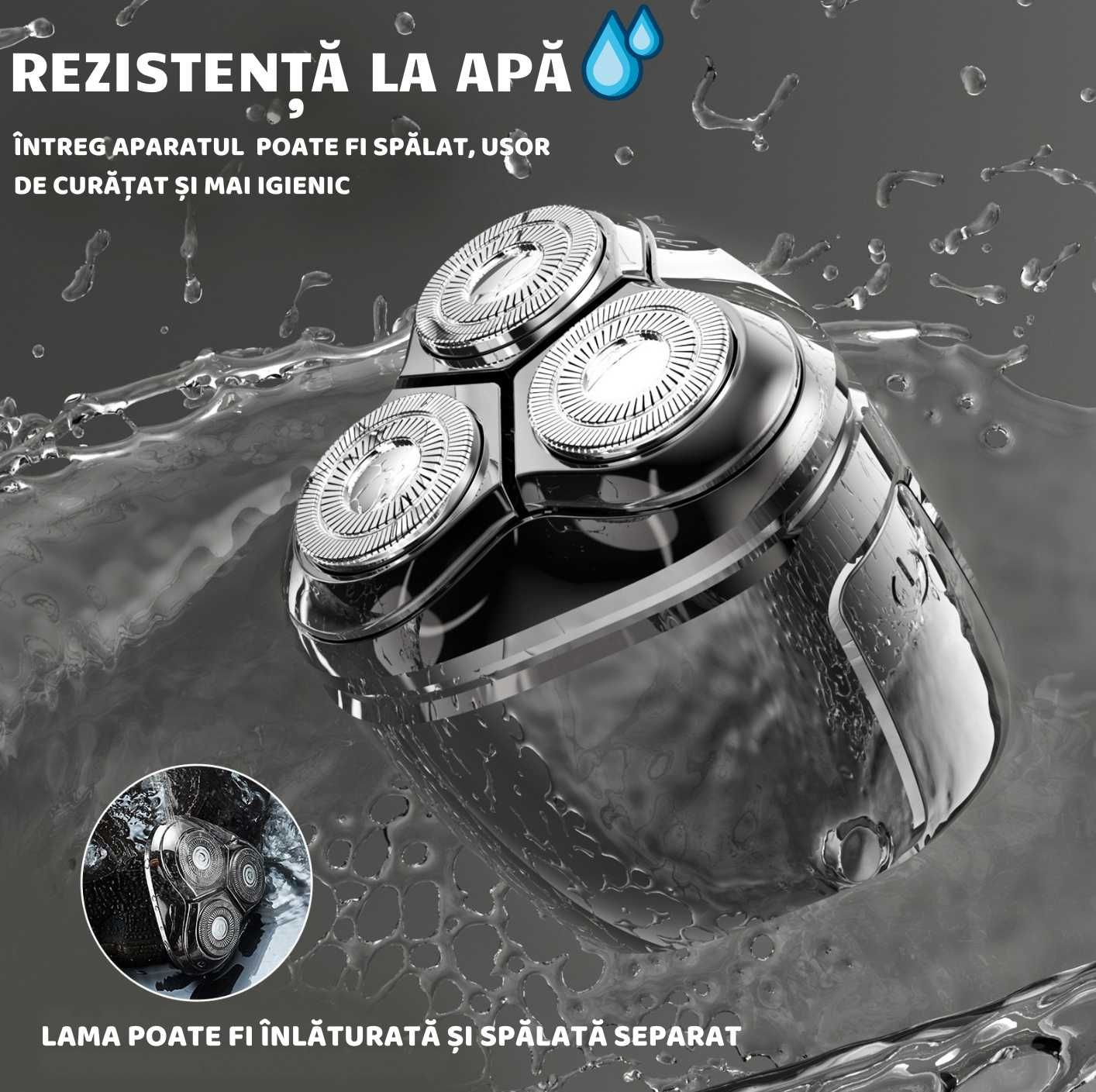 Aparat de Ras Electric, Shaver, Umed/Uscat,  Capete Flexibile 360°