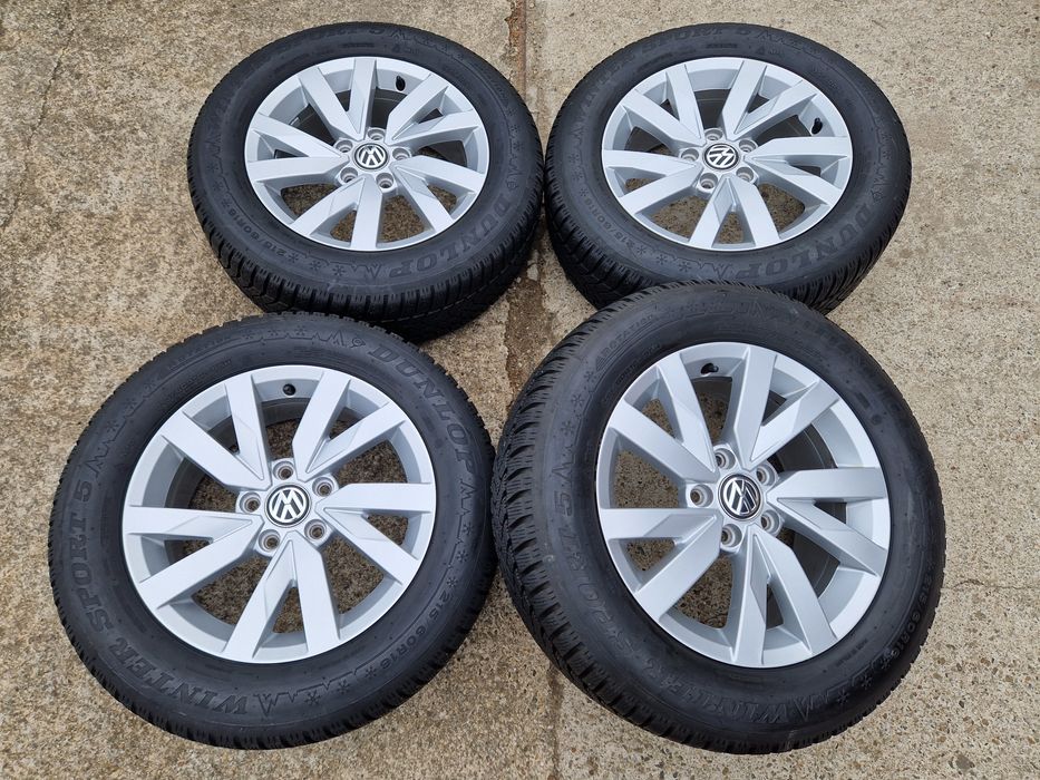 Jante Vw Passat B8 anvelope Dunlop iarna 215 60 16 relativ Noi