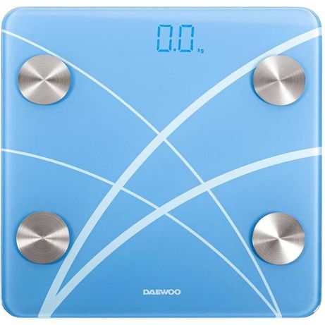 Cantar electronic de persoane cu Bluetooth Daewoo, 180 kg, Display LED