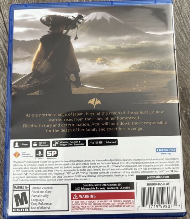 Ghost of Yotei за ps5