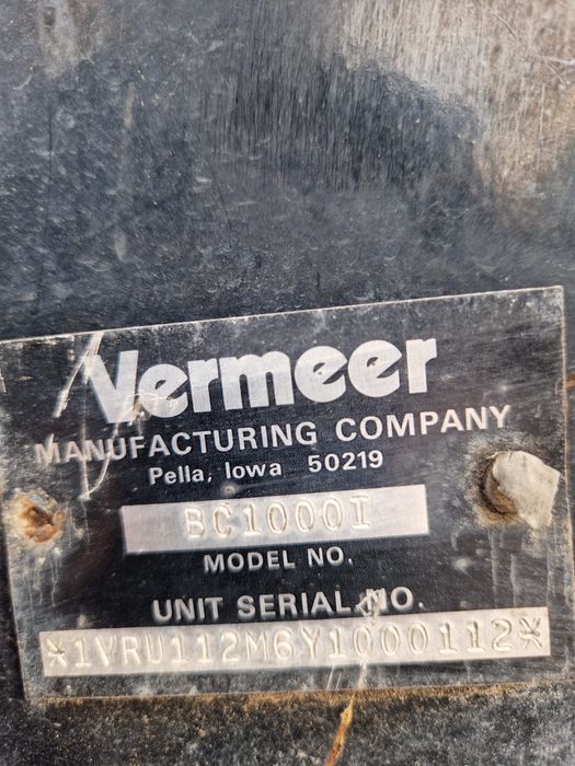 Tocator mobil Vermeer BC1000I - 2213 ore