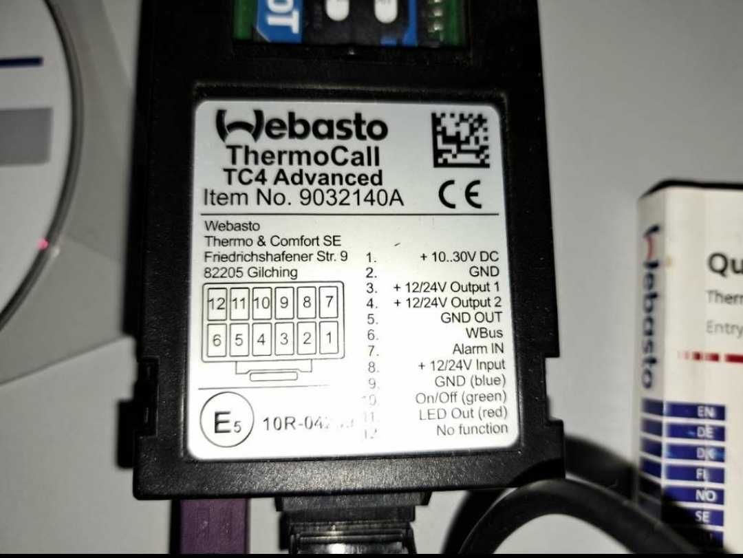 Webasto Thermocall TC4 управление на печка от телефона