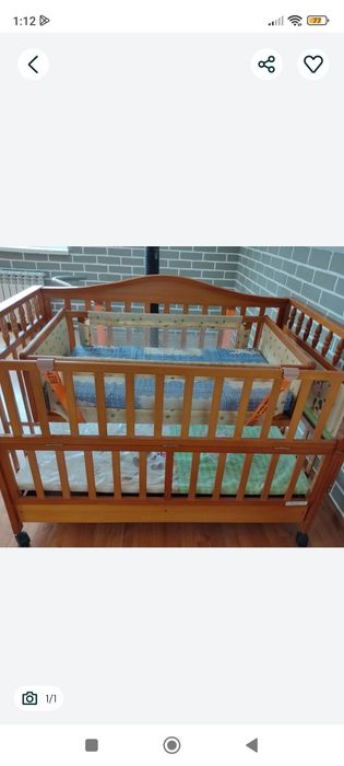 Детская кровать 2 в 1