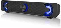 Компютърна тонколона, високоговорители, USB, LED светлини, и за лаптоп