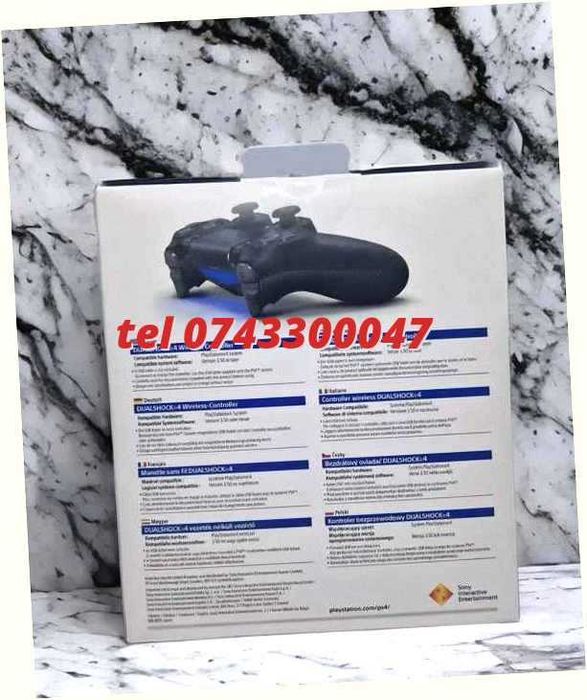 Controller Ps4 Wireless Sony Dualshock 4 V2 Negru Original Nou Sigila