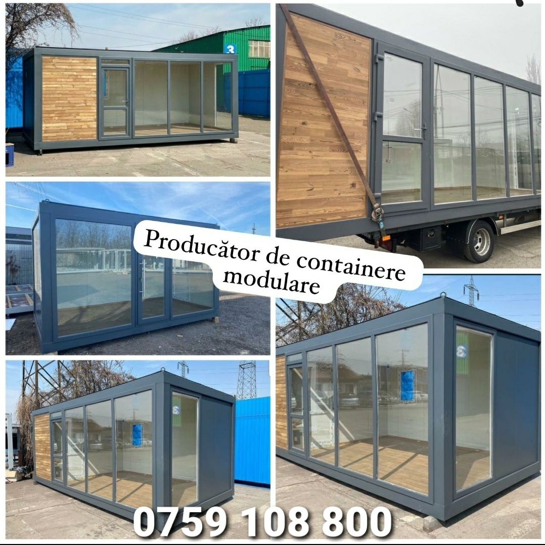 Producător Container Modular tip Birou Vitrina Sanitar Magazin Pază
