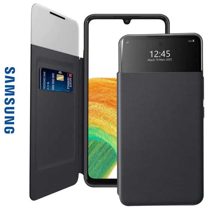 Folie + Husa Originala Silicon sau View Wallet Cover Samsung A33 5G