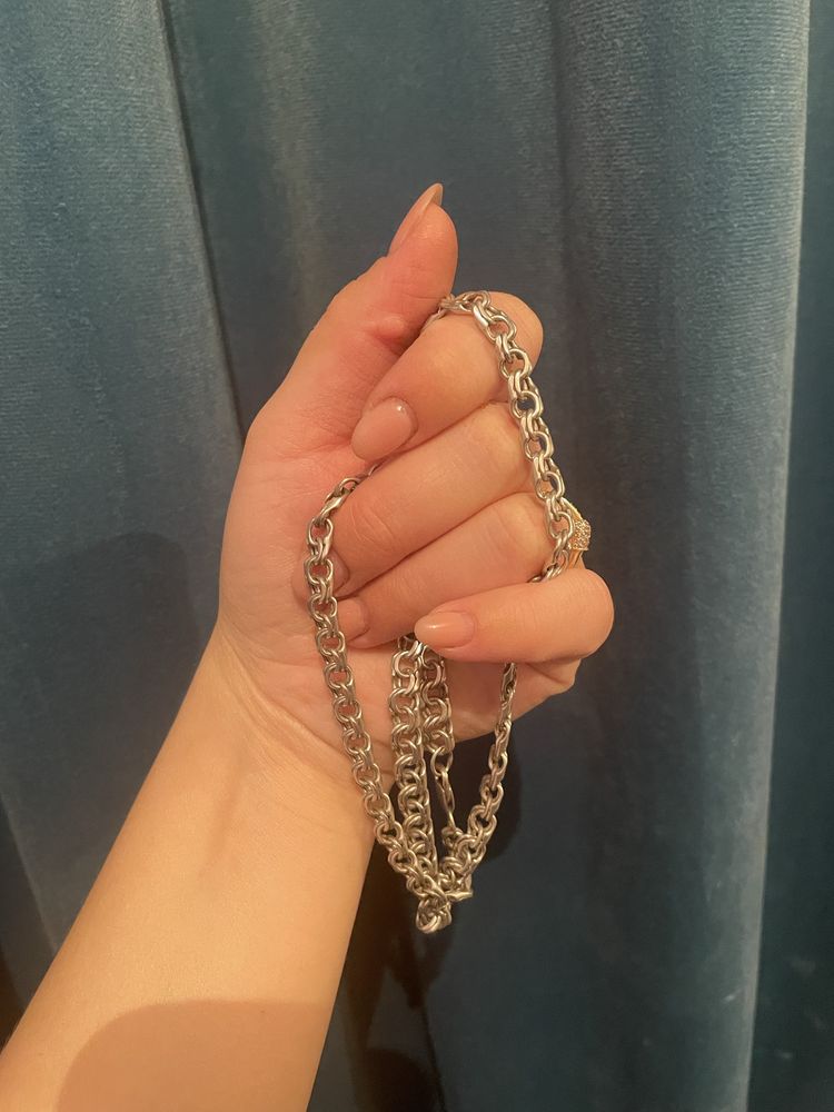 Цепь серебро 925проба