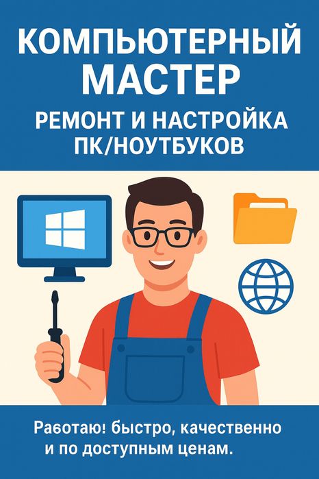 Программист | Компьютерный мастер – настройка и ремонт ПК, ноутбуков