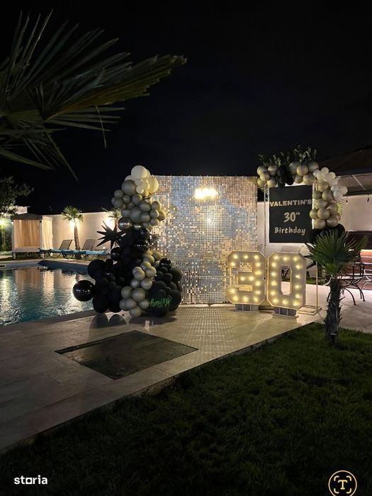 Vila petrecere-Piscina-Casa de inchiriat-Aniversari-Evenimente