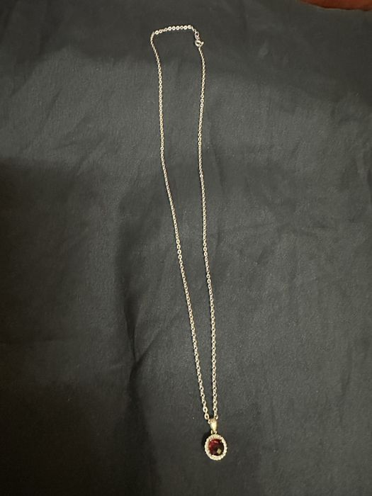 Lant din aur alb de 18k 750