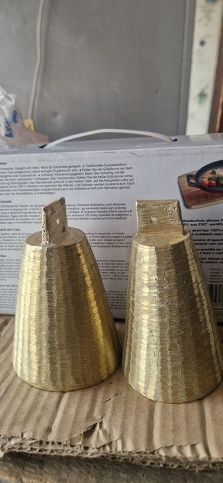 Clopote din alama noi 13-14cm