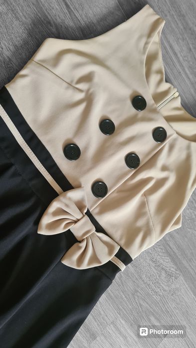 Rochie de ocazie cu nasturi