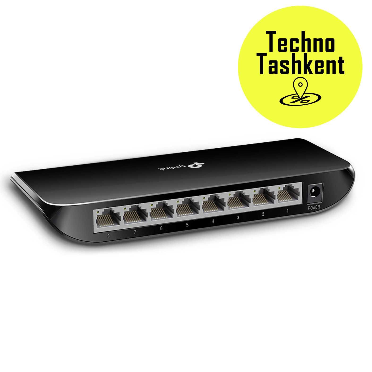 8-портовый гигабитный настольный коммутатор TP-Link switch (Гарантия)