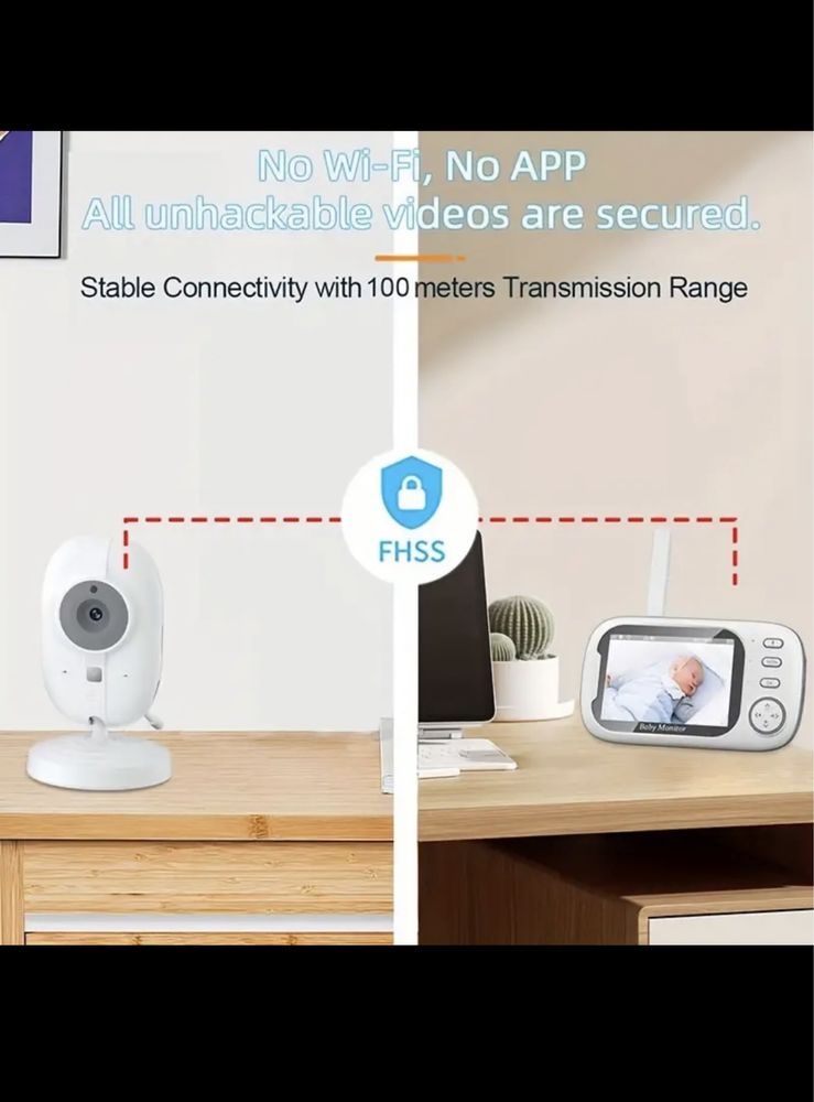 Умная беспроводная и доступная видеоняня Baby Monitor