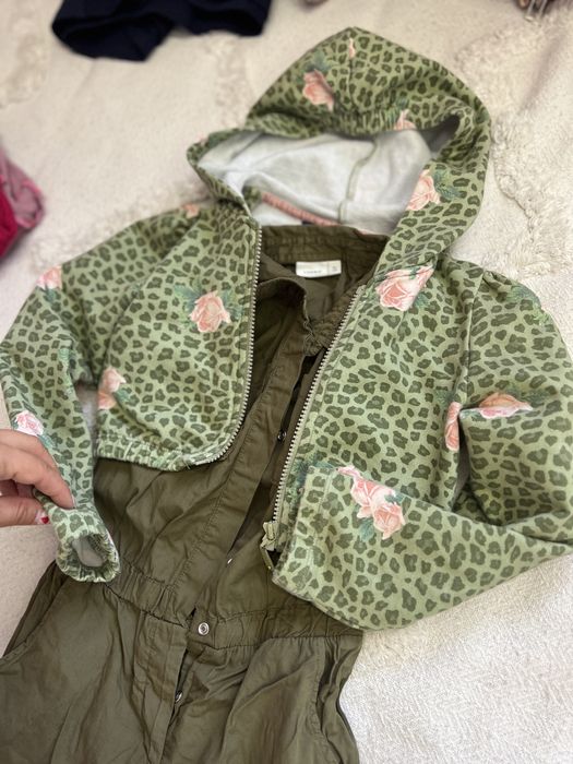 Дънков комплект на Zara Minnie Mouse за момиче 116 5-6г
