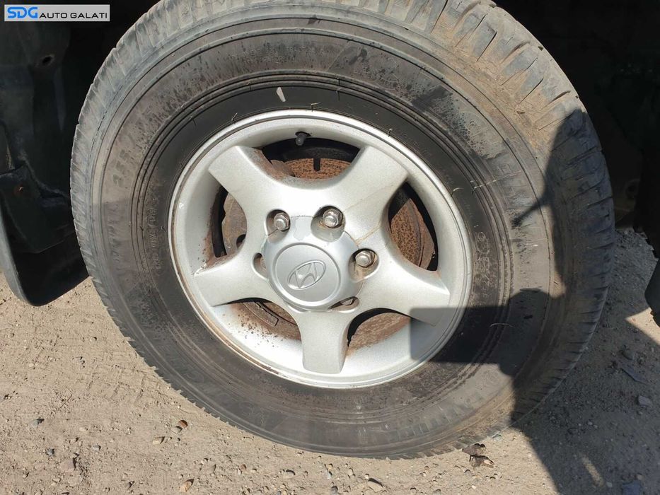 Roata Janta Aliaj Rezerva cu Anvelopa Michelin M+S Dot 2015 225 75 15 R15 Hyundai Terracan 2001 - 2007 [C2816]