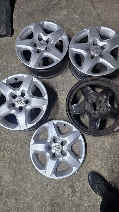 Jante tabla cu capace opel astra h 205 55 r16