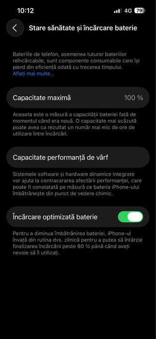 Iphone 13 starlight 128gb -100% sau schimb cu 13mini sau se3