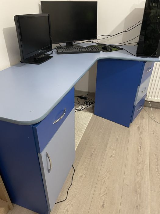 Vand birou blat+2 dulapuri