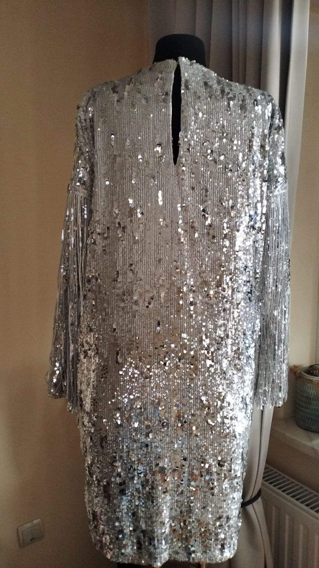 Rochie argintie Zara
