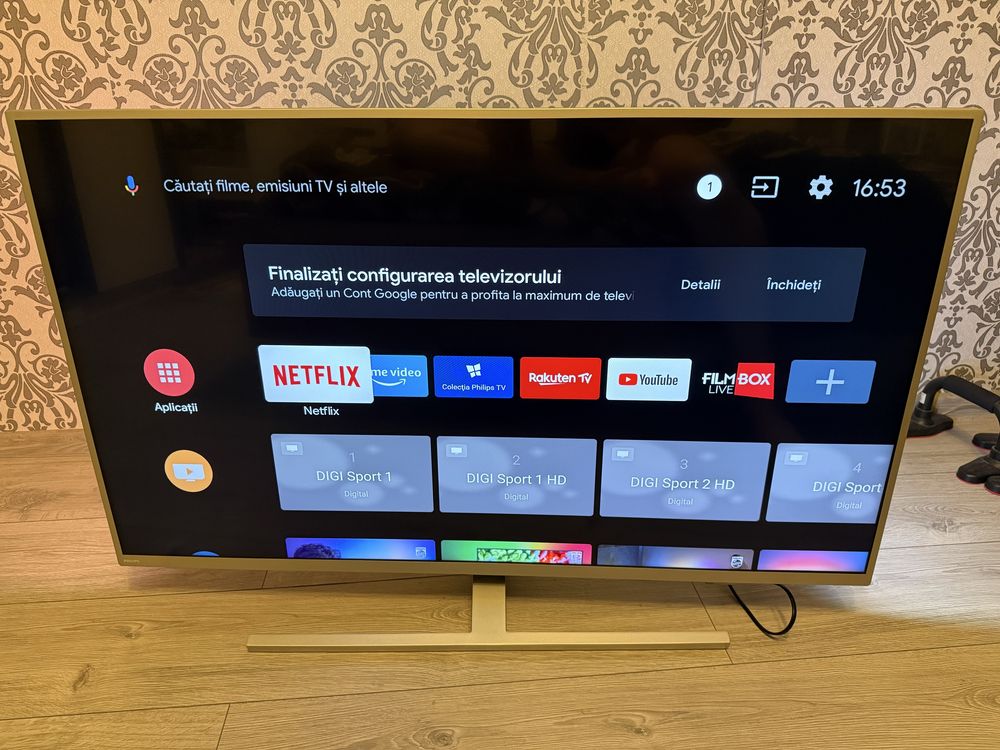 Televizor Philips Smart Android 108cm, ambilight , impecabil!