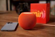 HomePod mini, оранжевый