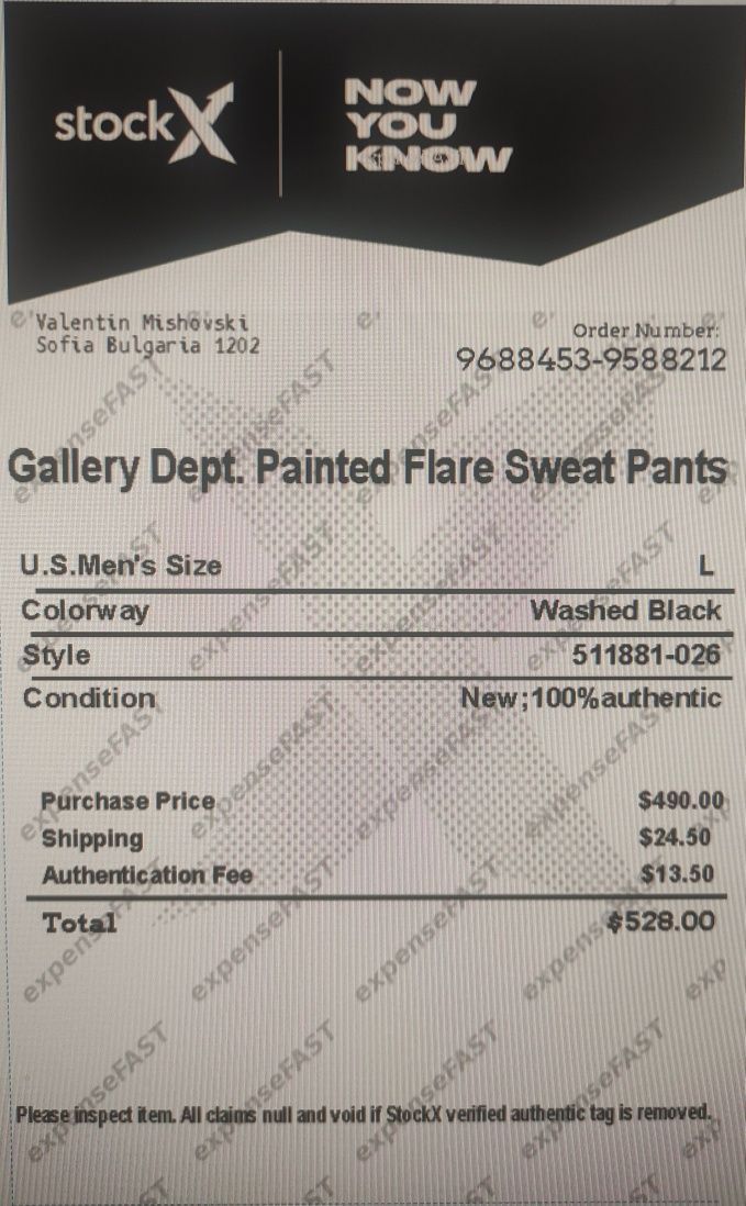 Gallery Dept. Painted Flare Sweat Pants