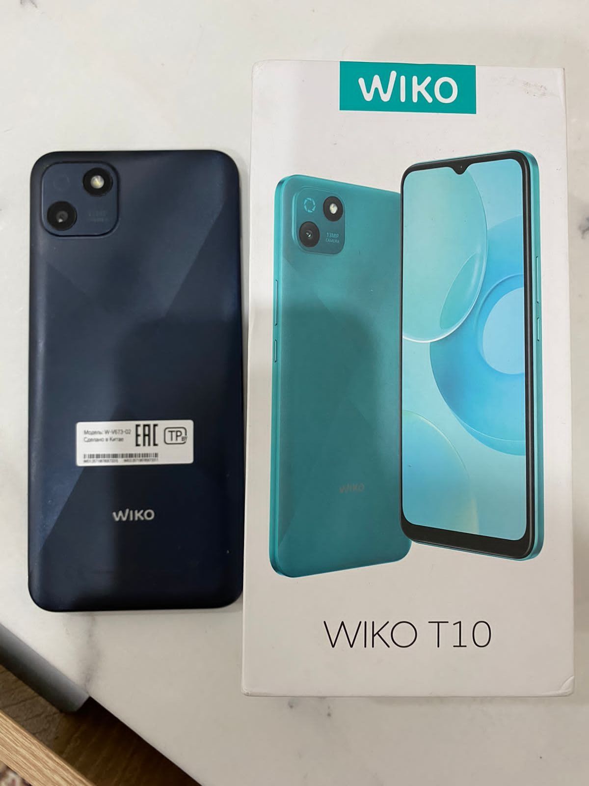 Продам телефон WIKO T10 память 64 гб, в коробке за 25000 тг.