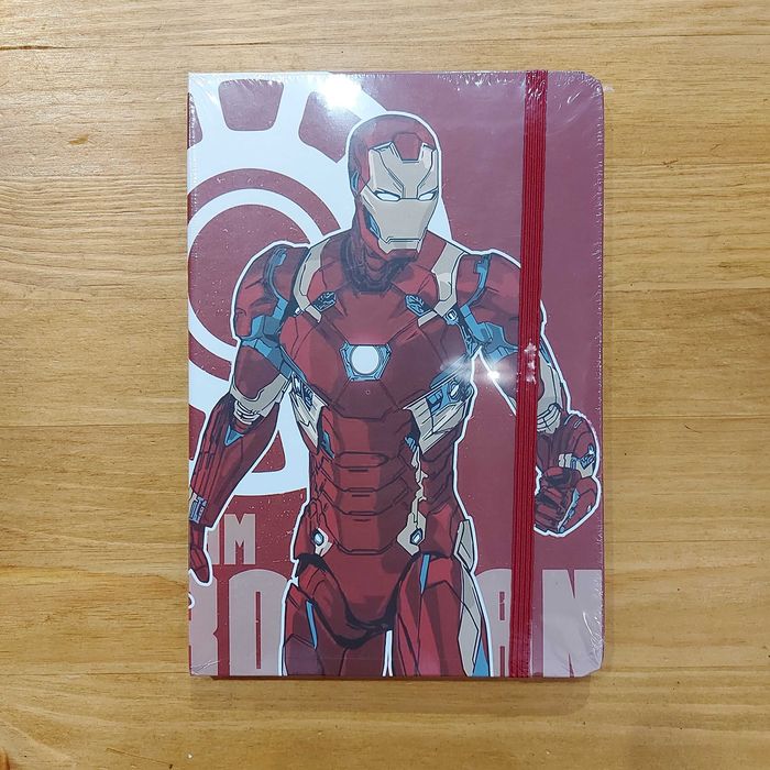 Детский Блокнот "Iron Man" на резинке. Marvel. А5. Записная книжка.