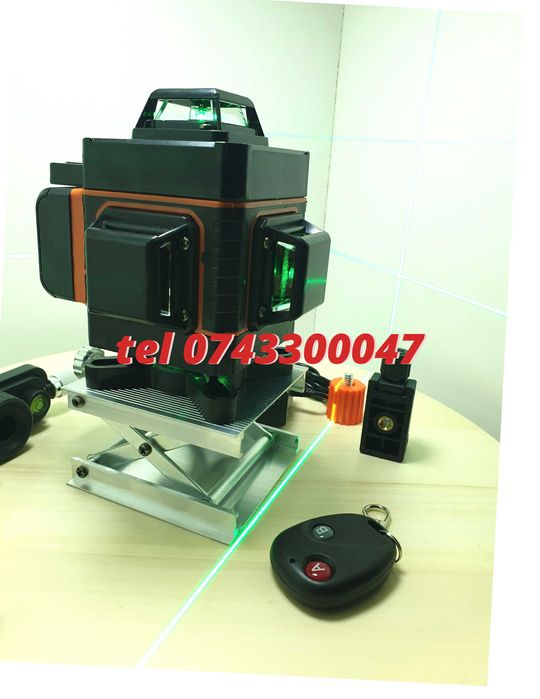 Superoferta Auto Nivela Laser Laser Verde 4d 16 Linii Cu Telecomanda