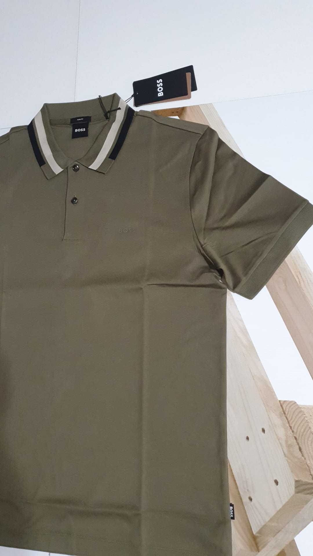 Vand tricou barbati Hugo Boss masura  L  original nou cu eticheta