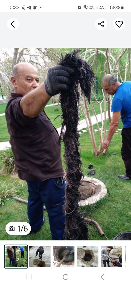 Kanalizatsiya tozalash xizmati 24/7tez sifatli va xamyonbob