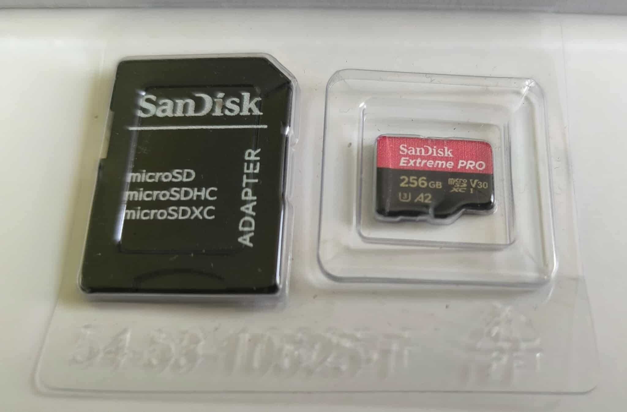 Карта памет SanDisk - Extreme PRO, 256GB, microSDXC, Class10 + адаптер