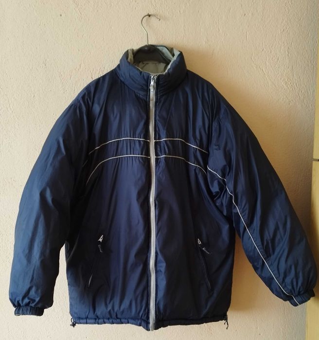 100% Оригинално дебело мъжко зимно яке с две лица и качулка ATURE!