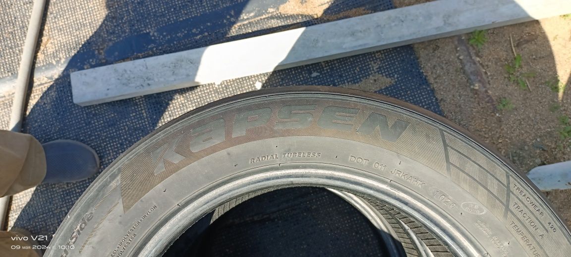 Продам летние шины Kapsen  205/60 R16 92V в хорошем состоянии. Цена за