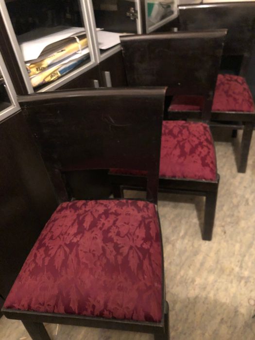 Антикварна разтегаема маса масив и столове