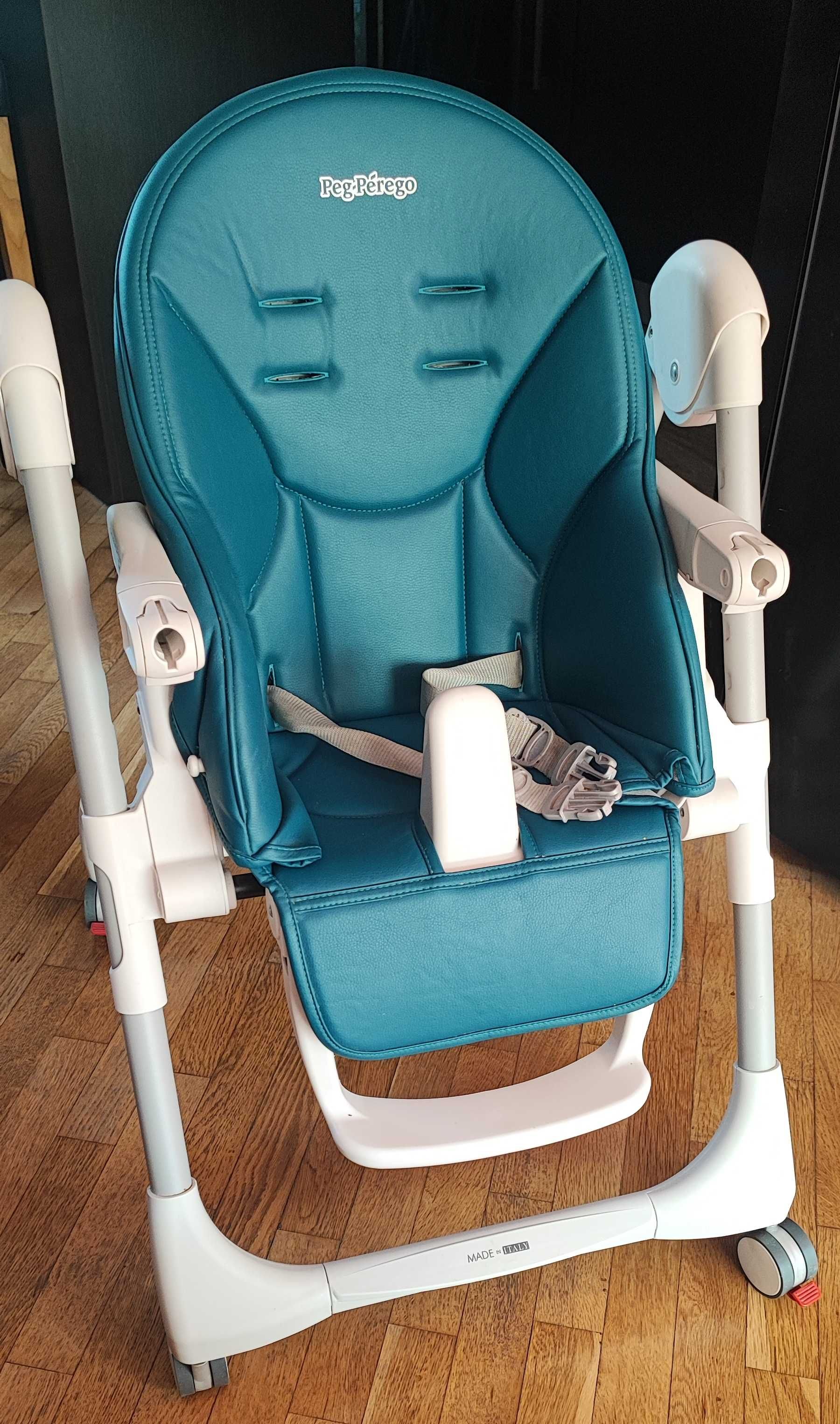 Стол за хранене Peg Perego - Prima Pappa Follow Me, Petrolio