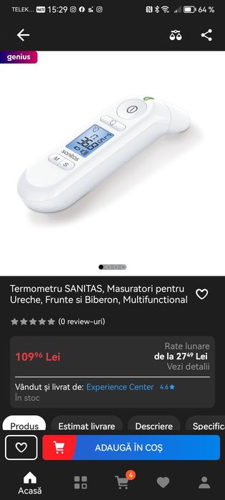 Termometrul SANITAS SFT 79