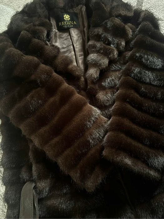 Шуба эко из соболь