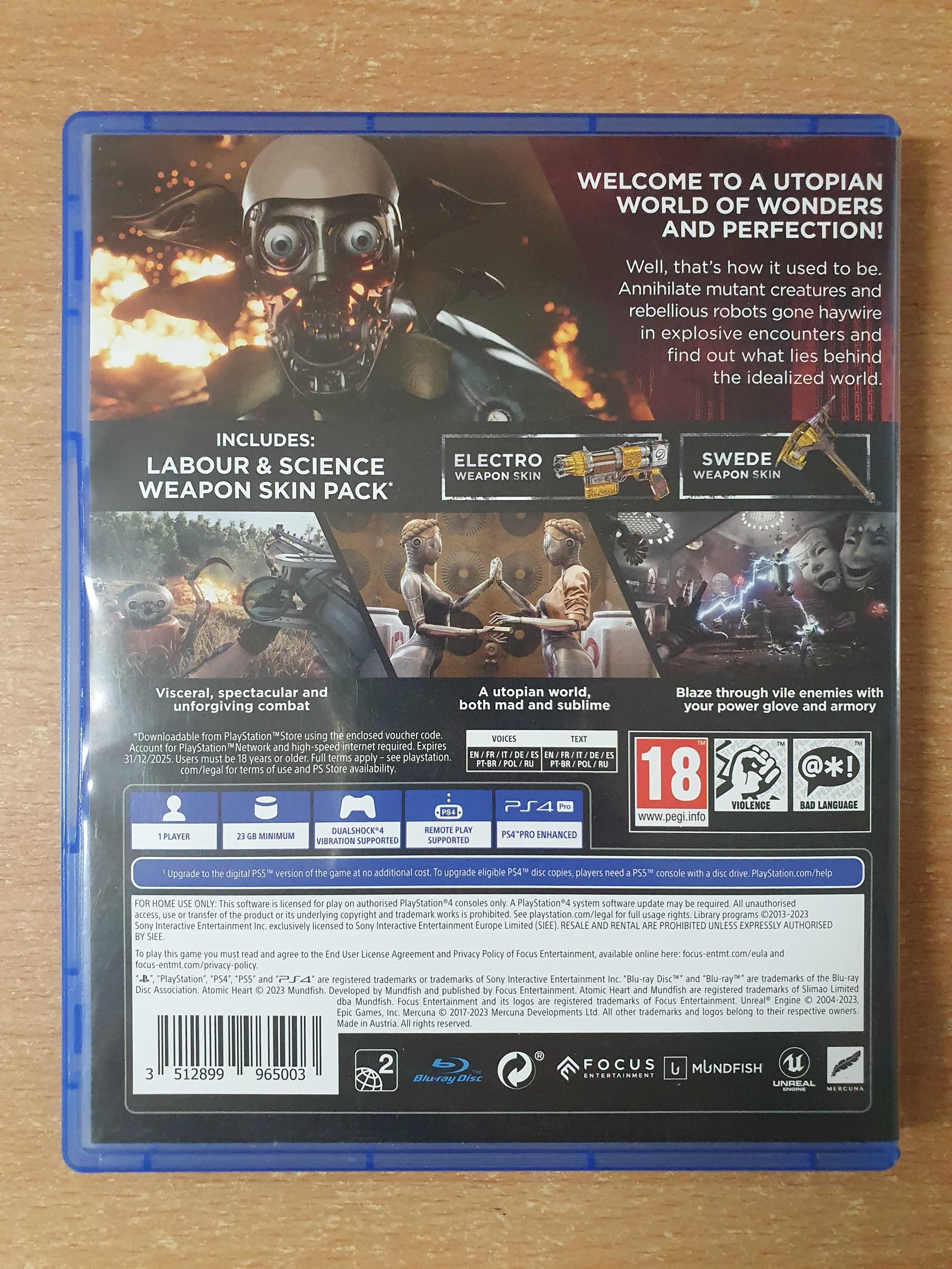 Atomic Heart - игра за Playstation 4/5