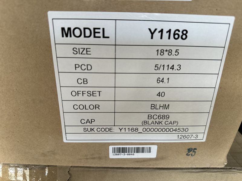 18цола Tesla Y Тесла 3 5x114.3